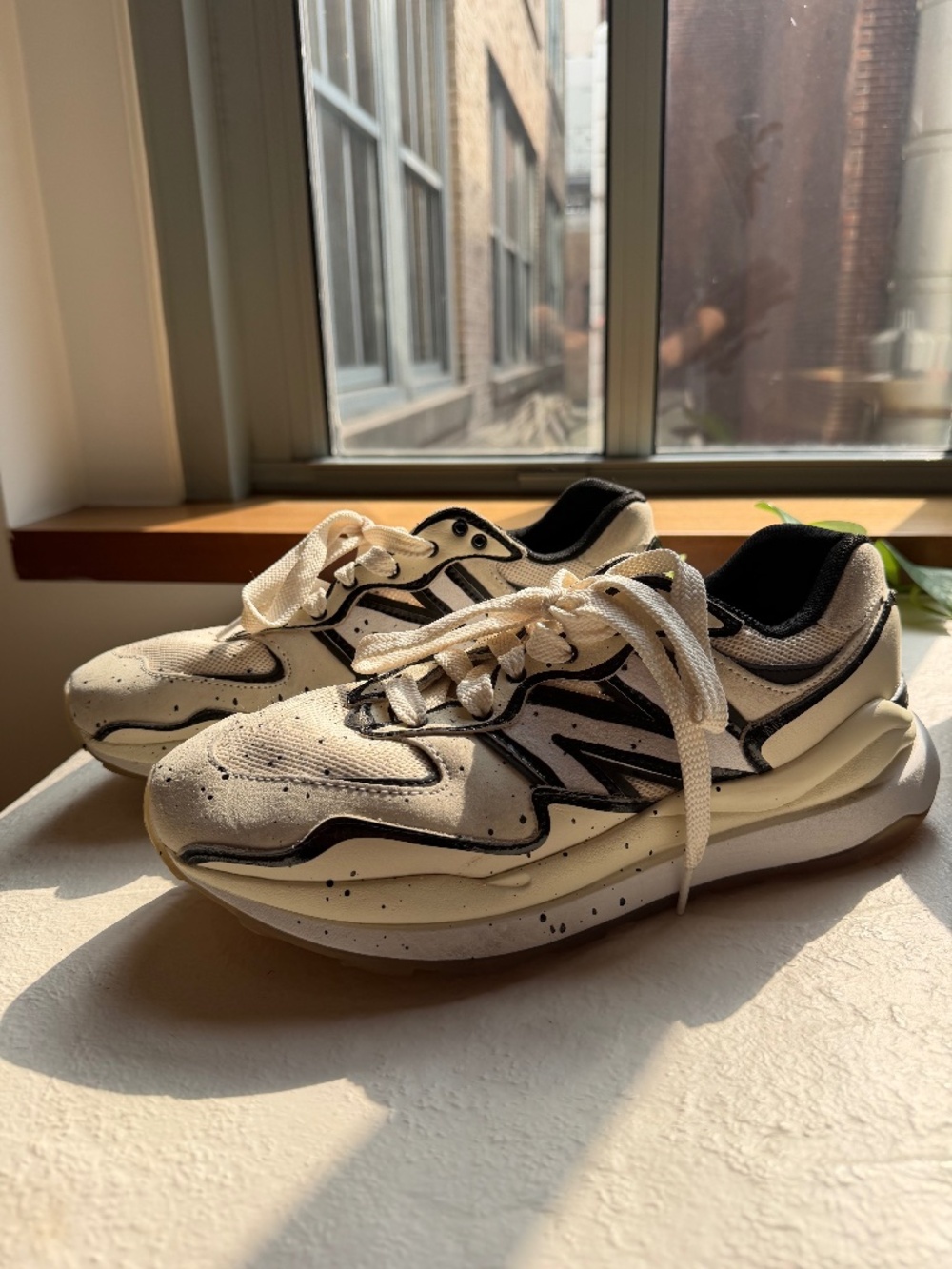 New Balance 57/40 Joshua Vides Angora Splatter Mens Sneakers